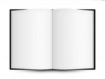 Blank Open Book Template Psdgraphics