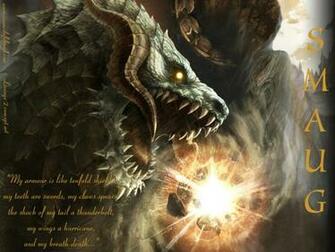 Description A Powerful Smaug The Golden Wallpaper Using Concept Art