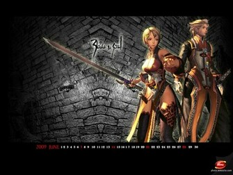 June Calendar Blade And Soul Wallpaper Photo