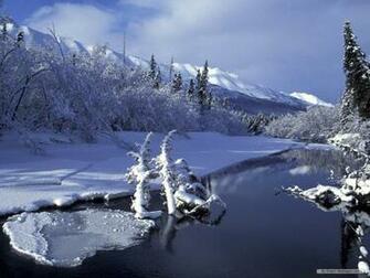 Wallpaper Nature Winter Wonderland