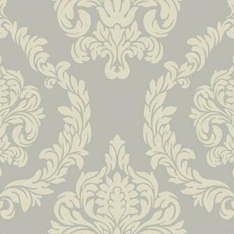 Candice Olson Silver Aristocrat Wallpaper Wall Sticker Outlet