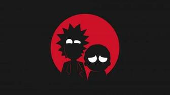 Rick And Morty Dark Minimalistic 4k Wallpaper HD
