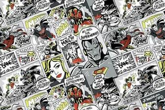 Retro Comics Pattern By Bogdana Serebriyan