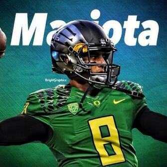 Marcus Mariota Oregonducks Oregon Ducks Yello O Theo Duck