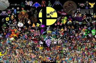 Super Smash Bros Nintendo Family Fighting Action Platform Wallpaper