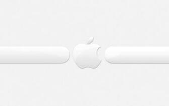 Apple Wallpaper White Simple Clear