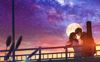 Anime Couple In Love Macbook Pro Retina HD 4k Wallpaper