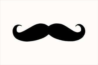 Moustache Black Brand Clip Art Vector Online Royalty