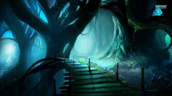 Path Scary Forest Wallpaper