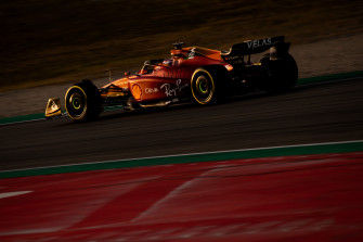 New Picture Of The Ferrari F1 At Sunset Today Barcelona 4k