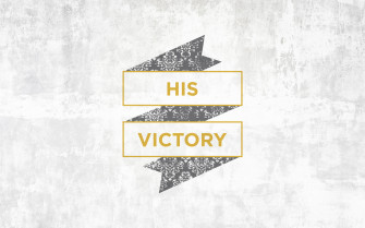 His Victory Easter Banner Wallpaper