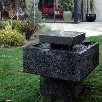 Natural Stone Water Fountains Hot Girls Wallpaper Basalt