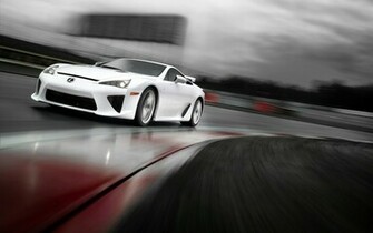 Lexus Lfa Rain Race Wallpaper HD