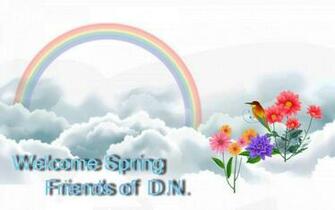 Accueillir Le Printemps Wallpaper