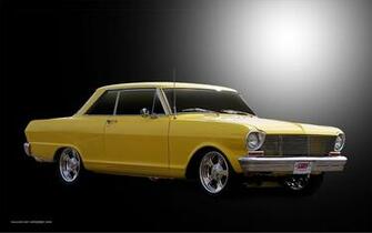 Chevy Nova Wallpaper Yellow Hardtop 1280x800