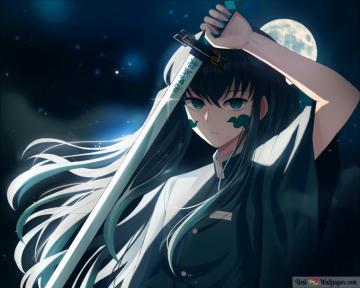 Demon Slayer Kimetsu No Yaiba Muichiro Tokito At Night HD