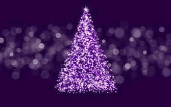 Sparkling Christmas Tree Wallpaper