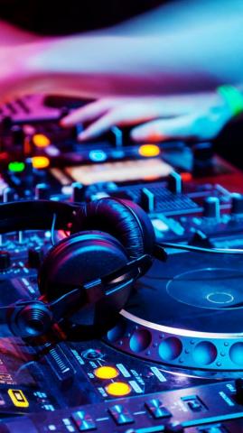 Dj Music Colorful Blue Purple Red 4k Wallpaper Best