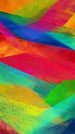 iPhone Abstract Colorful Wall Wallpaper