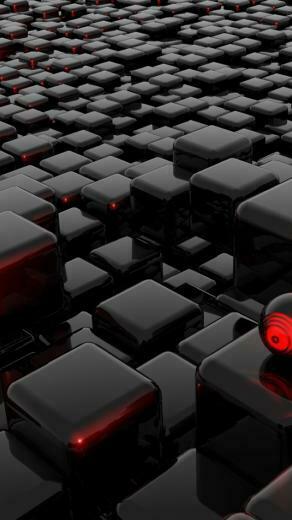 3d Block iPhone 5s Wallpaper iPad
