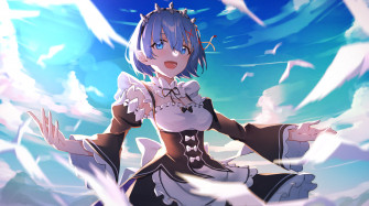 Aqua Hair Eyes Rem Anime Re Wallpaper