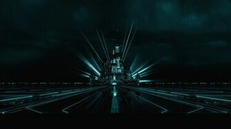 Tron Disney Castle Wallpaper Myspace Background
