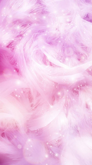Pink And White Feathers Wallpaper