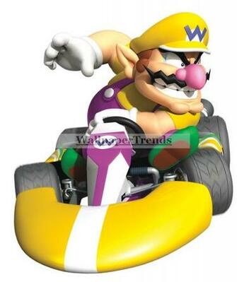 Mario Decals Super Bros Games Wario Kart Wall Decal