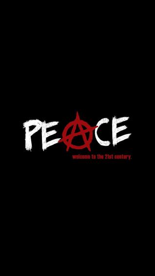 Peace Century iPhone Wallpaper Anarchy Quotes
