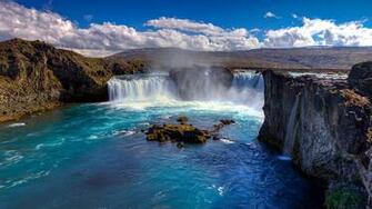 Godafoss Iceland High Quality And Resolution Wallpaper