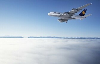 Airbus A380 Wallpaper Lufthansa First Flights