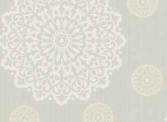 Light Grey So51808 Medallions Wallpaper Traditional