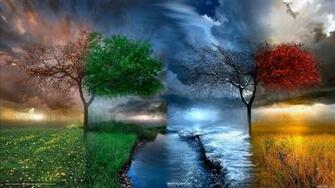 Wallpaper Spring Summer Autumn Winter Desktop
