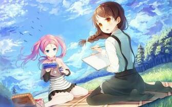 Anime Beautiful Girl Wallpaper Widescreen Super