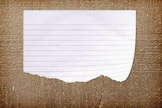 Realistic Torn Paper Note On A Wood Background Design Panoply