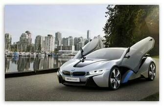 Bmw I8 Open Doors HD Desktop Wallpaper Widescreen High Definition