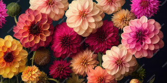 Beautiful Dahlia Flower Wallpaper