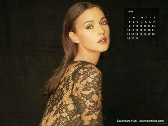 Monica Bellucci Desktop Wallpaper Calendar July Calendarshub