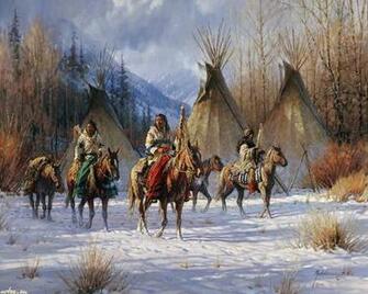 Native American Art By Martin Grelle Desktop Wallpaper