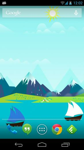 Google Now Parallax Wallpaper