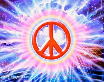 Colorful Peace Signs Background Ps52 Sign Image