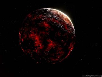 Red Giant Planet Space Sun Wallpaper Desktop Background