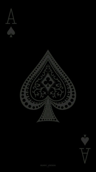 Black Ace Spade Wallpaper Mobcup