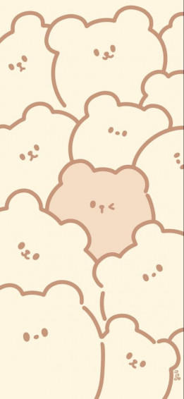 Winterbear On Wallpaper iPhone Themes Kawaii