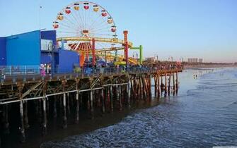 Los Angeles Santa Monica Beach 4k HD Desktop Wallpaper For