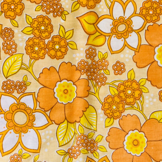 Vintage Floral Pattern1970s Wallpaper