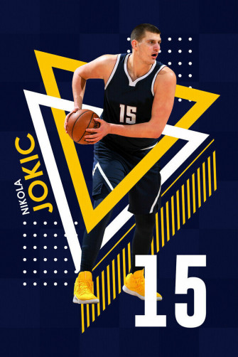 Nikola Jokic Nba Joker Denver Nuggets Center Art Print