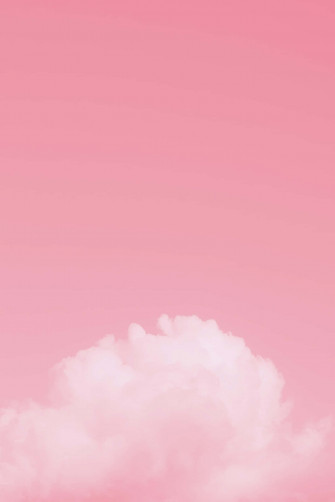 Pale Pink Background Thick Cloud Wallpaper