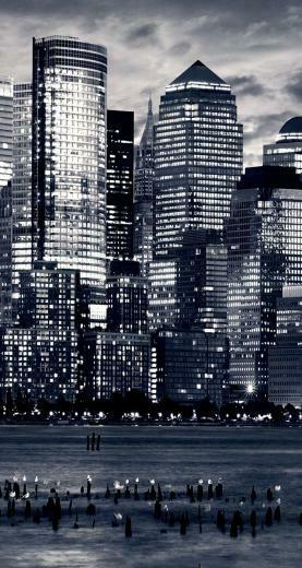 New York City Midtown Skyline Hudson River The iPhone Wallpaper