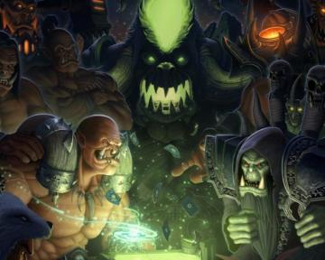 Hearthstone Warlords Of Draenor Wow Maps Orcs World Warcraft